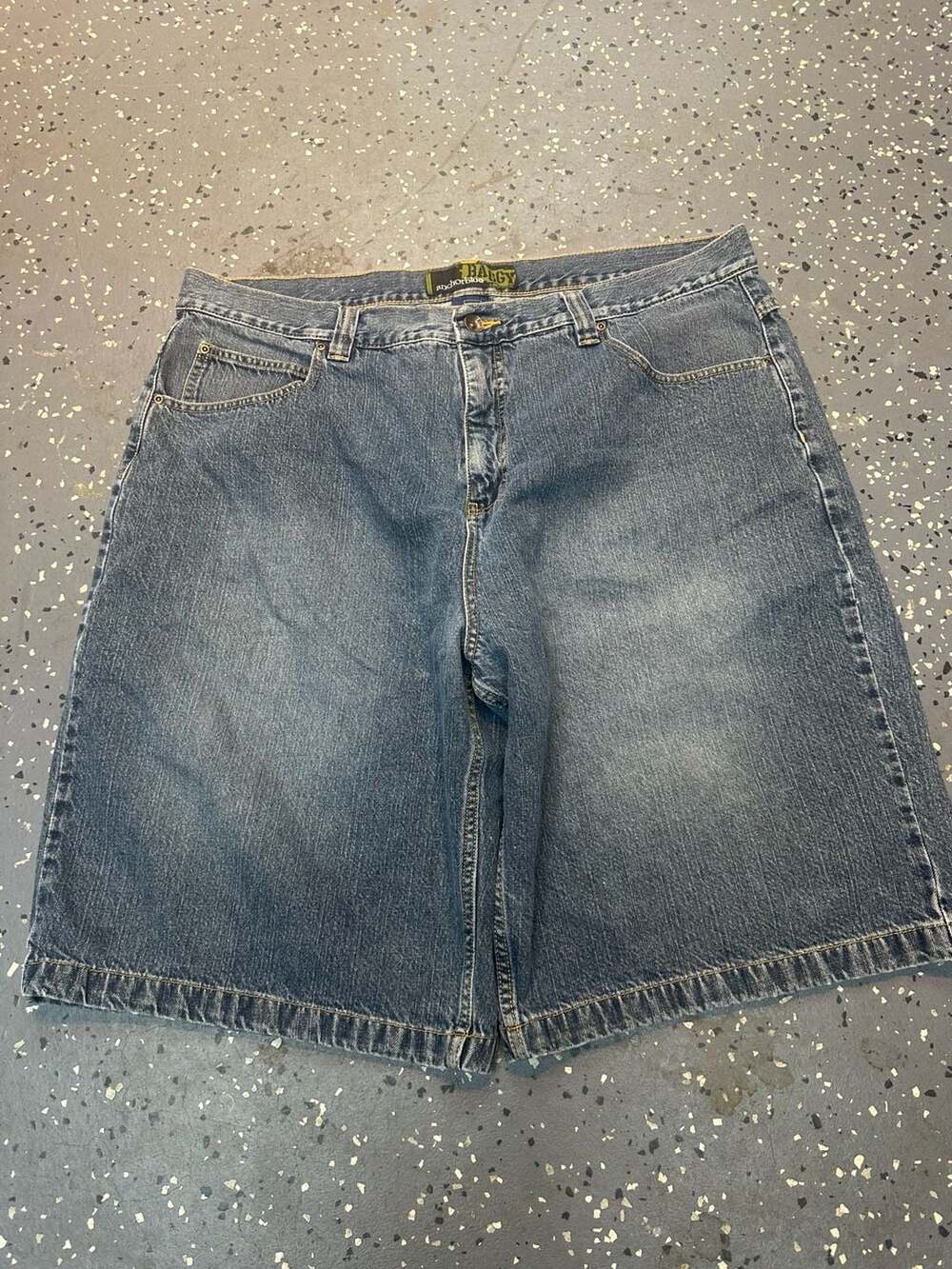 Anchor Blue Baggy Denim Jorts Size 42